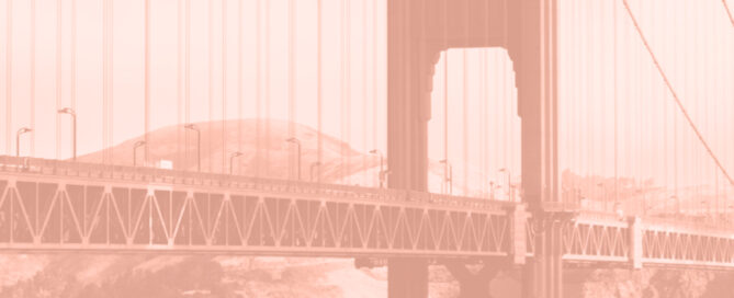 Golden Gate Bridge Peach